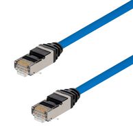 L-COM TRD628P-BLU-20 Ethernet Cable, Cat6, RJ45 Plug to RJ45 Plug, FUTP (Foiled Unshielded Twisted Pair), Blue, 6.1 m
