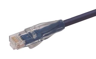 L-COM TRD695BL-100 以太网线缆, Cat6, RJ45插头至RJ45插头, UTP (非屏蔽双绞线), 浅蓝, 30.5 m, 100 ft