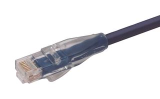 L-COM TRD695BL-14 以太网线缆, Cat6, RJ45插头至RJ45插头, UTP (非屏蔽双绞线), 浅蓝, 4.3 m, 14 ft