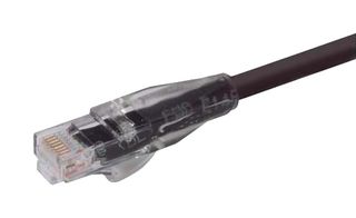 L-COM TRD695BLK-50 以太网线缆, Cat6, RJ45插头至RJ45插头, UTP (非屏蔽双绞线), 黑色, 15.2 m, 50 ft