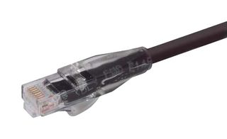 L-COM TRD695BLK-75 以太网线缆, Cat6, RJ45插头至RJ45插头, UTP (非屏蔽双绞线), 黑色, 22.9 m, 75 ft