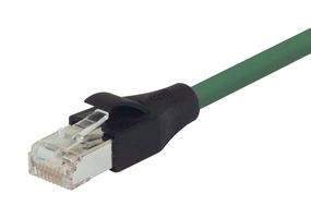L-COM TRD695SCR-GR-50 以太网线缆, Cat6, RJ45插头至RJ45插头, 绿色, 15.2 m, 50 ft