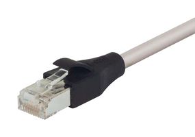 L-COM TRD695SZ-25 以太网线缆, Cat6, RJ45插头至RJ45插头, 浅灰, 7.6 m, 25 ft