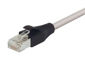 L-COM TRD695SZ-60 以太网线缆, Cat6, RJ45插头至RJ45插头, 浅灰, 18.3 m, 60 ft