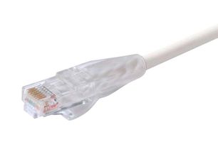 L-COM TRD695WHT-5 Ethernet Cable, Cat6, RJ45 Plug to RJ45 Plug, UTP (Unshielded Twisted Pair), White, 1.5 m, 5 ft
