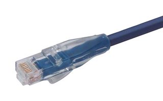 L-COM TRD815BL-20 以太网线缆, Cat5e, RJ45插头至RJ45插头, UTP (非屏蔽双绞线), 浅蓝, 6.1 m, 20 ft