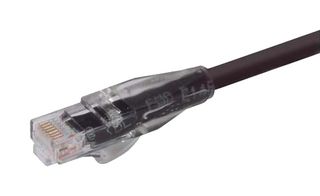 L-COM TRD815BLK-100 以太网线缆, Cat5e, RJ45插头至RJ45插头, UTP (非屏蔽双绞线), 黑色, 30.5 m, 100 ft