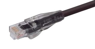L-COM TRD815BLK-30 Ethernet Cable, Cat5e, RJ45 Plug to RJ45 Plug, UTP (Unshielded Twisted Pair), Black, 9.14 m