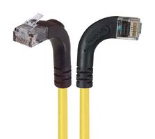 L-COM TRD815RA12Y-1 Ethernet Cable, Cat5e, 90° RJ45 Plug to 90° RJ45 Plug, UTP (Unshielded Twisted Pair), Yellow