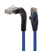 L-COM TRD815RA15BLU-3 Ethernet Cable, Cat5e, 90° RJ45 Plug to RJ45 Plug, UTP (Unshielded Twisted Pair), Blue, 914.4 mm