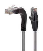 L-COM TRD815RA15GRY-1 Ethernet Cable, Cat5e, 90° RJ45 Plug to RJ45 Plug, UTP (Unshielded Twisted Pair), Grey, 304.8 mm