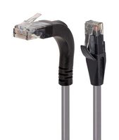 L-COM TRD815RA15GRY-10 Ethernet Cable, Cat5e, 90° RJ45 Plug to RJ45 Plug, UTP (Unshielded Twisted Pair), Grey, 3.05 m