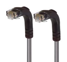 L-COM TRD815RA3GRY-1 Ethernet Cable, Cat5e, 90° RJ45 Plug to 90° RJ45 Plug, UTP (Unshielded Twisted Pair), Grey