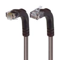 L-COM TRD815RA4GRY-30 Ethernet Cable, Cat5e, 90° RJ45 Plug to 90° RJ45 Plug, UTP (Unshielded Twisted Pair), Grey, 9.1 m