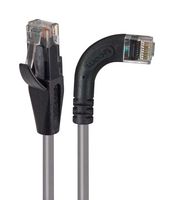 L-COM TRD815RA7GRY-10 Ethernet Cable, Cat5e, 90° RJ45 Plug to RJ45 Plug, UTP (Unshielded Twisted Pair), Grey, 3.05 m