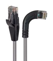 L-COM TRD815RA7GRY-5 Ethernet Cable, Cat5e, 90° RJ45 Plug to RJ45 Plug, UTP (Unshielded Twisted Pair), Grey, 1.5 m