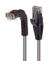 L-COM TRD815RAGRY-10 以太网线缆, Cat5e, 90° RJ45插头至RJ45插头, UTP (非屏蔽双绞线), 灰色, 3.05 m, 10 ft