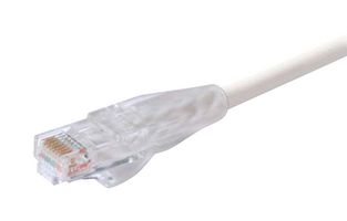 L-COM TRD815WHT-7 以太网线缆, Cat5e, RJ45插头至RJ45插头, UTP (非屏蔽双绞线), 白色, 2.1 m, 7 ft