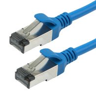 L-COM TRD828-BLU-5F Ethernet Cable, Cat8, RJ45 Plug to RJ45 Plug, FTP (Foiled Twisted Pair), Blue, 1.5 m, 5 ft