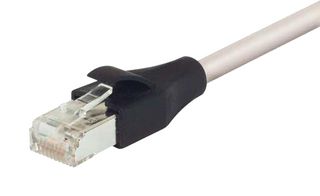 L-COM TRD855DSZ-10 以太网线缆, Cat5e, RJ45插头至RJ45插头, STP (屏蔽双绞线), 灰色, 3.05 m, 10 ft