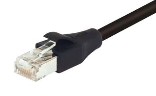 L-COM TRD855SZ-20 以太网线缆, Cat5e, RJ45插头至RJ45插头, STP (屏蔽双绞线), 黑色, 6.1 m, 20 ft