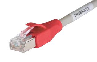 L-COM TRD855XCR-50 以太网线缆, Cat5e, RJ45插头至RJ45插头, FTP (金属箔双绞线), 灰色, 15.24 m, 50 ft