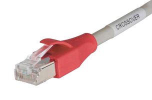 L-COM TRD855XCR-7 以太网线缆, Cat5e, RJ45插头至RJ45插头, 灰色, 2.1 m, 7 ft