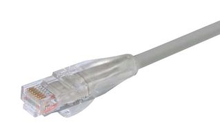 L-COM TRDE815GRY-7 以太网线缆, Cat5e, RJ45插头至RJ45插头, UTP (非屏蔽双绞线), 灰色, 2.1 m, 7 ft