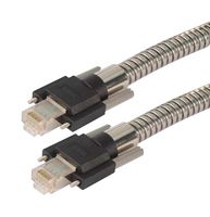 L-COM TRG513-T4S-3M 以太网线缆, Cat5e, RJ45插头至RJ45插头, STP (屏蔽双绞线), 蓝绿色, 3 m, 9.8 ft