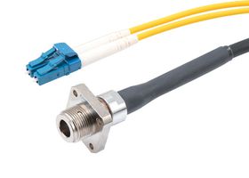 L-COM FOC02A3027N10M Fibre Optic Cable, Singlemode, 2 Fibres, AARC Receptacle to LC Duplex, 10m, FOC02A3027N Series