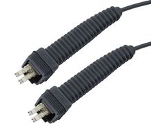 L-COM FOCB016024N01M Fibre Optic Cable, OM3 Multimode, 2 Fibres, LC Duplex to LC Duplex, 1m, FOCB016024N Series