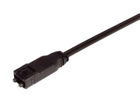 L-COM FODSMI-10 Fibre Optic Cable, Plastic Optical, 2 Fibres, SMI-SMI Duplex, 10m