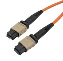 L-COM MPMF12OM2AZ-10 Fibre Optic Cable, Multimode, 12 Fibres, 50µm/125µmDia, MPO Plug-MPO Jack, 10m