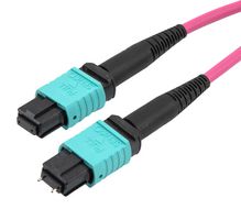 L-COM MPMF12OM4AZ-3 Fibre Optic Cable, Multimode, 12 Fibres, 50µm/125µmDia, MPO Plug-MPO Jack, 3m