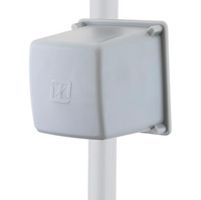 L-COM HG2458-10DP 射频天线,4.9 至 5.85GHz,贴片,10dBi,50 ohm,水平/垂直,杆(桅杆)或墙壁