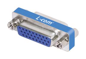 L-COM DGBH26F 连接器适配器, D-sub, 高密度 D Sub, 插座, 26 路, 高密度 D Sub, 插座, 26 路