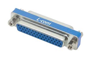 L-COM DGBH44F 连接器适配器, D-sub, 高密度 D Sub, 插座, 44 路, 高密度 D Sub, 插座, 44 路