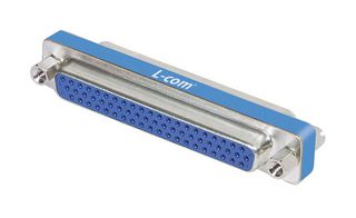 L-COM DGBH62F 连接器适配器, D-sub, 高密度 D Sub, 插座, 62 路, 高密度 D Sub, 插座, 62 路