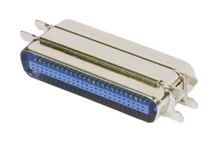 L-COM DGC50M Connector Adapter, Steel, SCSI, 50 Ways, Plug, SCSI, 50 Ways, Plug