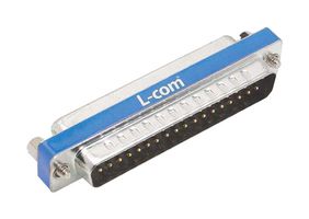 L-COM DGFC37MF 连接器适配器, D-sub, 标准 D Sub, 插头, 37 路, 标准 D Sub, 插座, 37 路