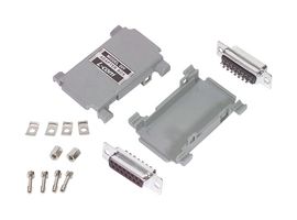 L-COM DIY15FF D Sub Connector Adapter, Standard D Sub, Receptacle, 15 Ways, Standard D Sub, Receptacle, 15 Ways