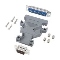L-COM DIY259MM D Sub Connector Adapter, Standard D Sub, Plug, 9 Ways, Standard D Sub, Plug, 25 Ways