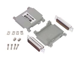 L-COM DIY25MF D Sub Connector Adapter, Standard D Sub, Plug, 25 Ways, Standard D Sub, Receptacle, 25 Ways