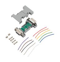 L-COM DJB9MF 连接器适配器, D-sub, 标准 D Sub, 插头, 9 路, 标准 D Sub, 插座, 9 路