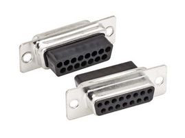 L-COM CP15F-TRAY D-Sub 连接器, 标准, 插座, 15 触点, DA, 压接