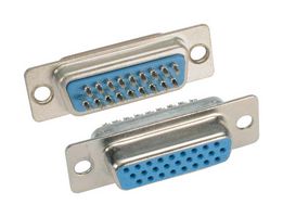 L-COM SDH26S-TRAY D-Sub 连接器, 高密度, 插座, 26 触点, DA, 焊接杯