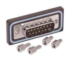 L-COM WPSD15P D-Sub 连接器, 标准, 插头, 15 触点, DA, 焊接杯