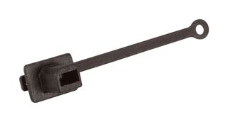 L-COM CAP-B-USB-LAN Dust Cap / Cover, Protective Cover, Type B USB Receptacle Connectors, PE (Polyethylene) Body