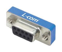 L-COM DML009P Dust Cap / Cover, Cover, DB9 D-Sub Plug Connectors, Steel Body