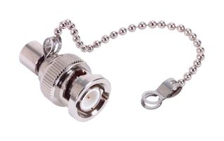 L-COM USP-CTB50 RF TERMINATOR, BNC PLUG W/CHAIN, 50 OHM